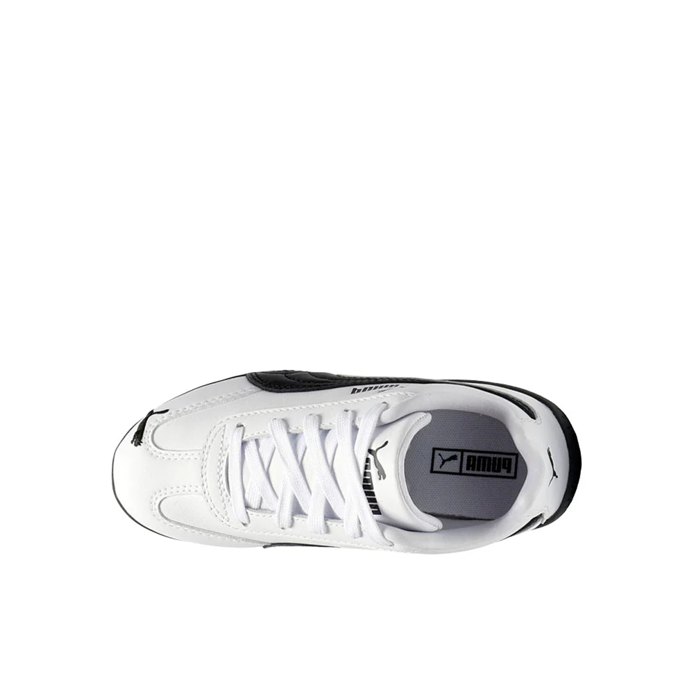 Speedcat Full Leather Lace Up Sneakers (Little Kid) - Image 4