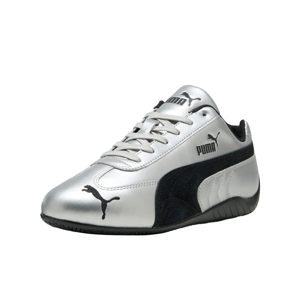 Speedcat Metallic Lace Up Sneakers - Image 2