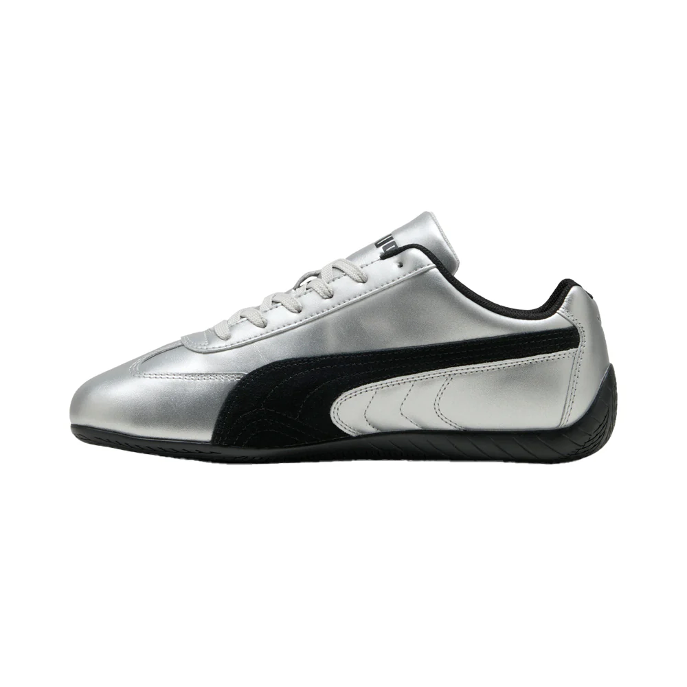 Speedcat Metallic Lace Up Sneakers - Image 3