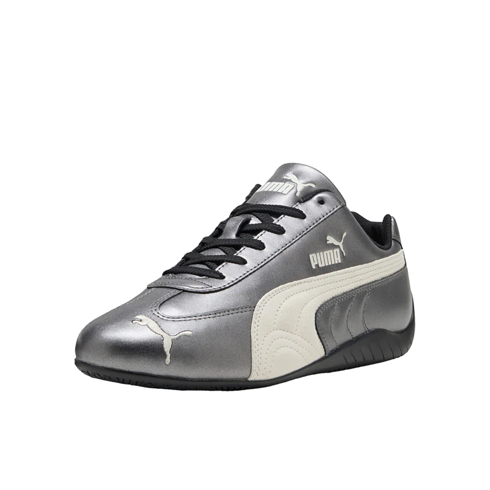 Speedcat Metallic Lace Up Sneakers - Image 2