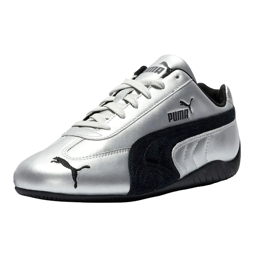 Speedcat Metallic Lace Up Sneakers - Image 2