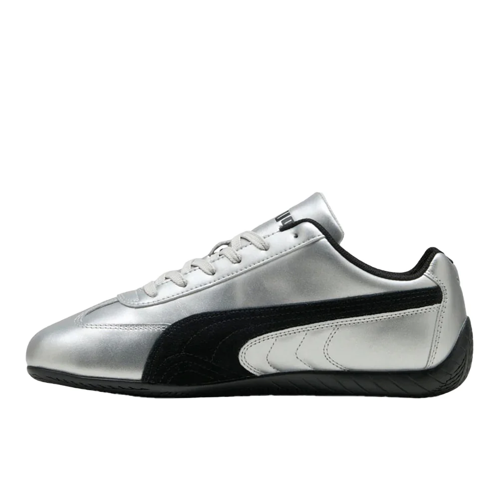 Speedcat Metallic Lace Up Sneakers - Image 3