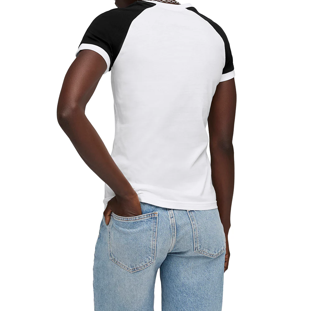 Sport Ringer Logo Crew Neck Short Sleeve T-Shirt - Image 4