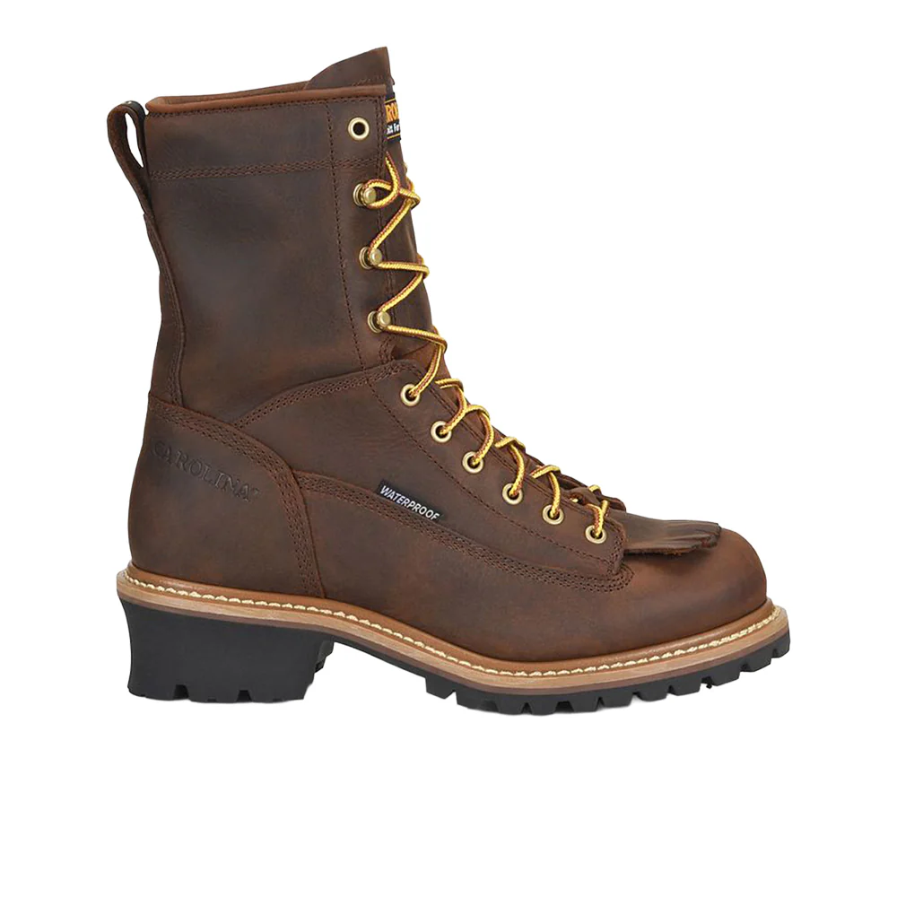 Spruce 8 Inch LTT Waterproof Steel Toe Logger Work Boots