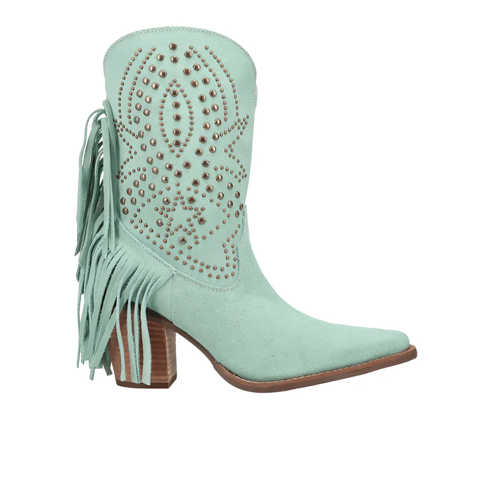 Star Power Suede Leather Booties