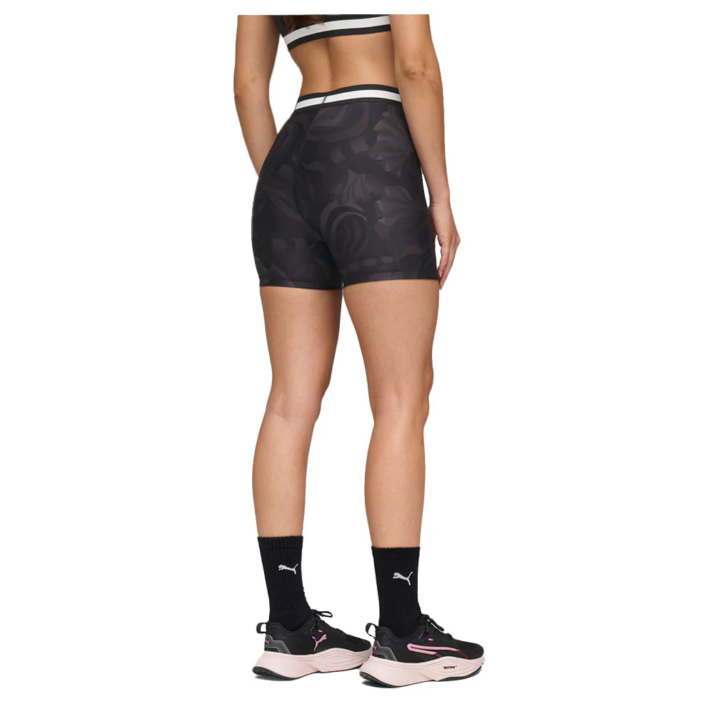 Strong Floral Ribbon Graphic 4 Inch Shorts - Image 4