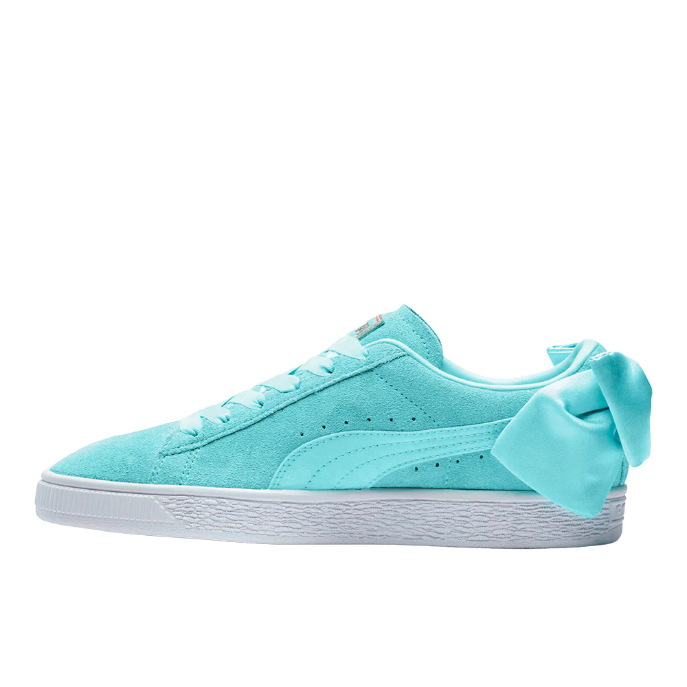 Suede Bow Lace Up Sneakers - Image 3