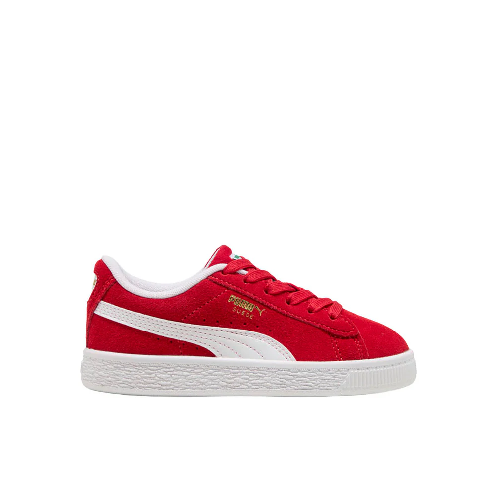 Suede Classic Lace Up Sneakers (Little Kid)
