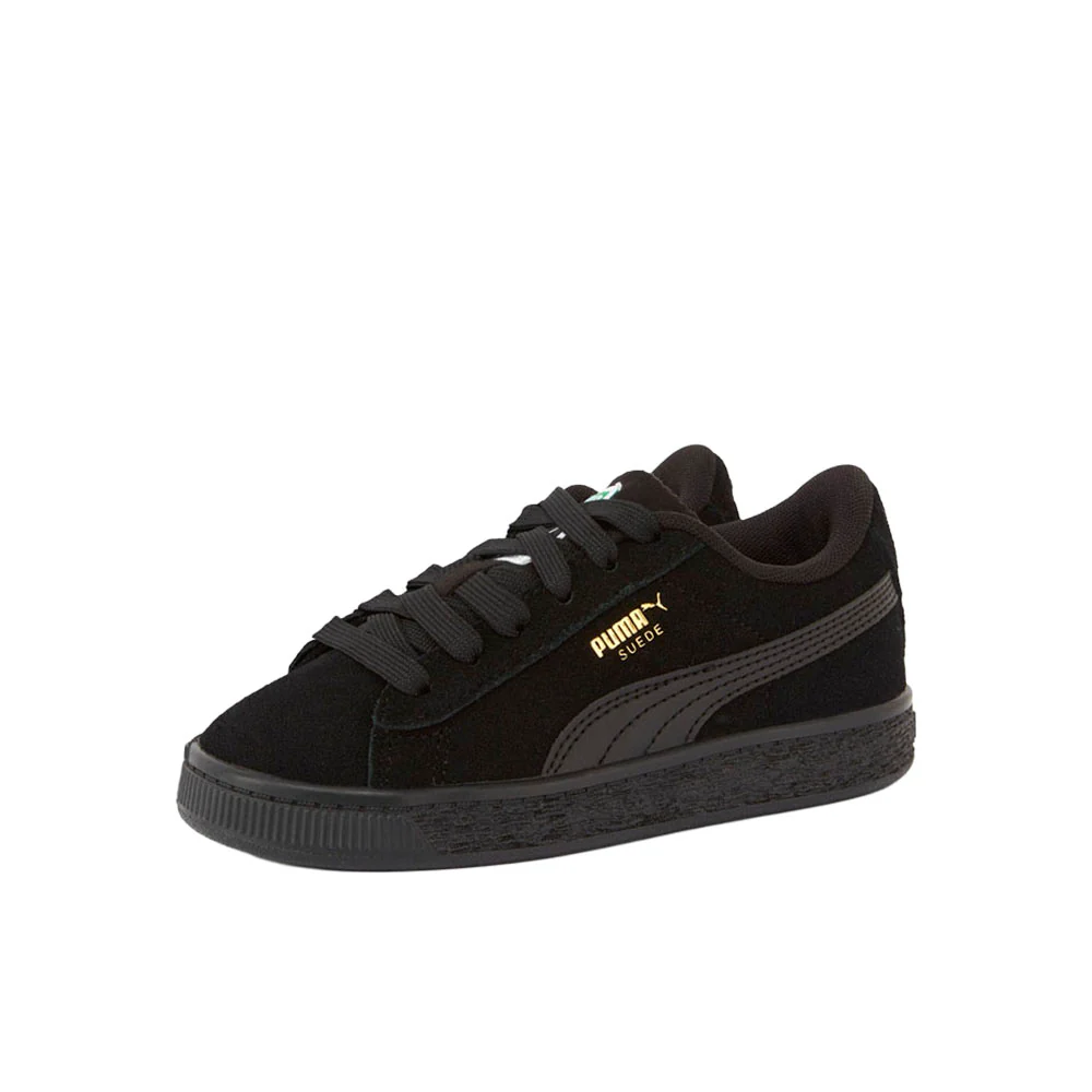 Suede Classic Lace Up Sneakers (Little Kid) - Image 2