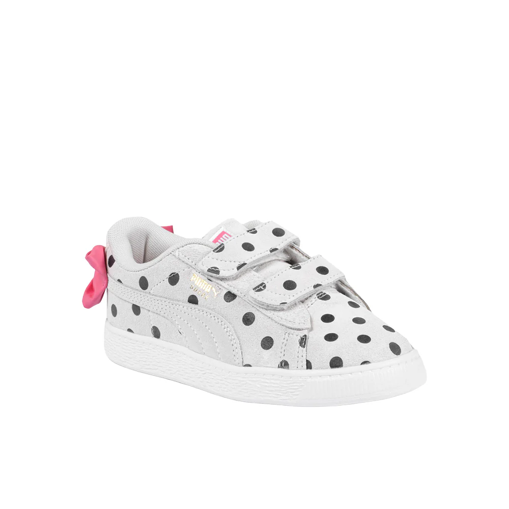Suede Classic LF Bow Slip On Sneakers (Little Kid-Big Kid) - Image 2