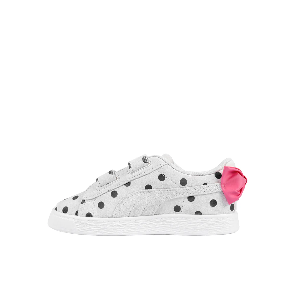 Suede Classic LF Bow Slip On Sneakers (Little Kid-Big Kid) - Image 3