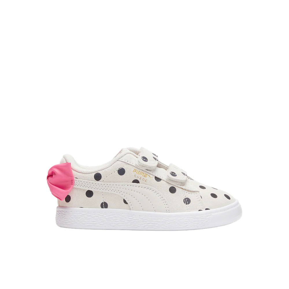 Suede Classic LF Bow Slip On Sneakers (Little Kid-Big Kid)