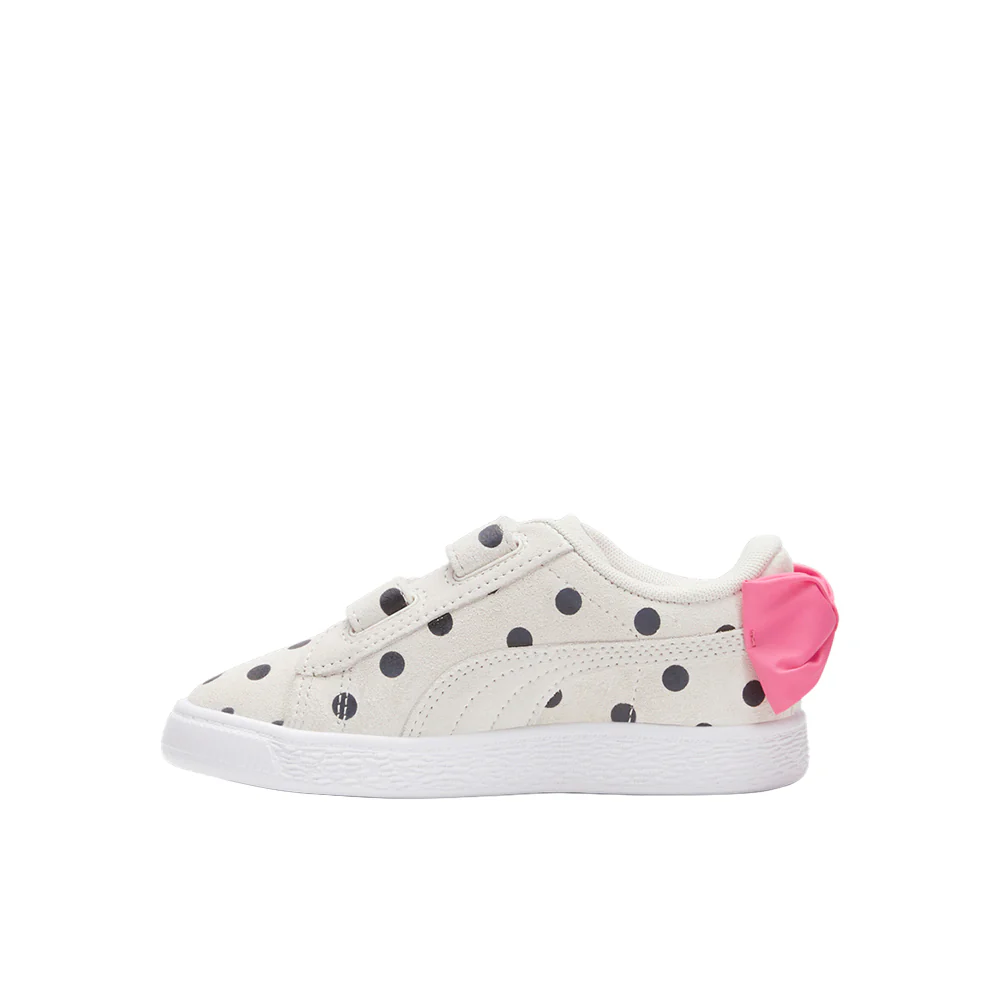 Suede Classic LF Bow Slip On Sneakers (Little Kid-Big Kid) - Image 3