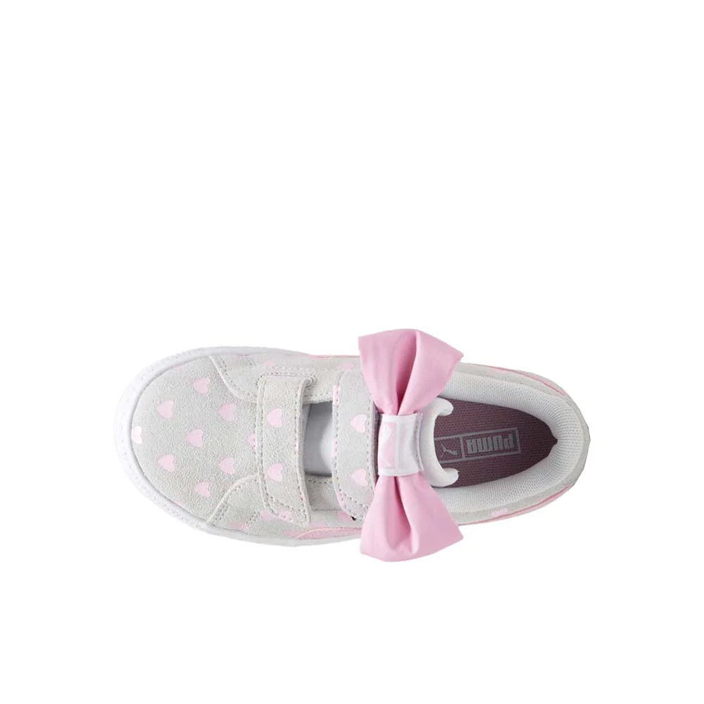 Suede Classic Lf Re-Bow V Slip On Sneakers (Little Kid) - Image 4