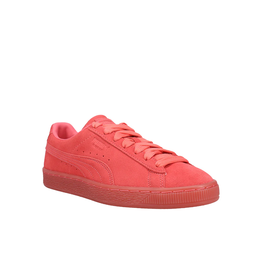 Suede Classic Mono Iced Lace Up Sneakers (Big Kid) - Image 2