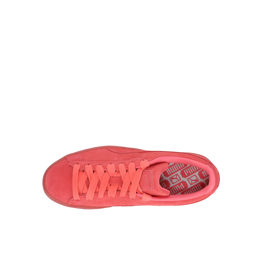 Suede Classic Mono Iced Lace Up Sneakers (Big Kid) - Image 4