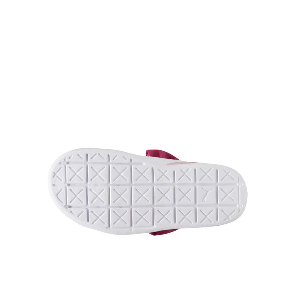 Suede Classic Light Flex Re-Bow V Slip On Sneakers (Little Kid) - Image 5