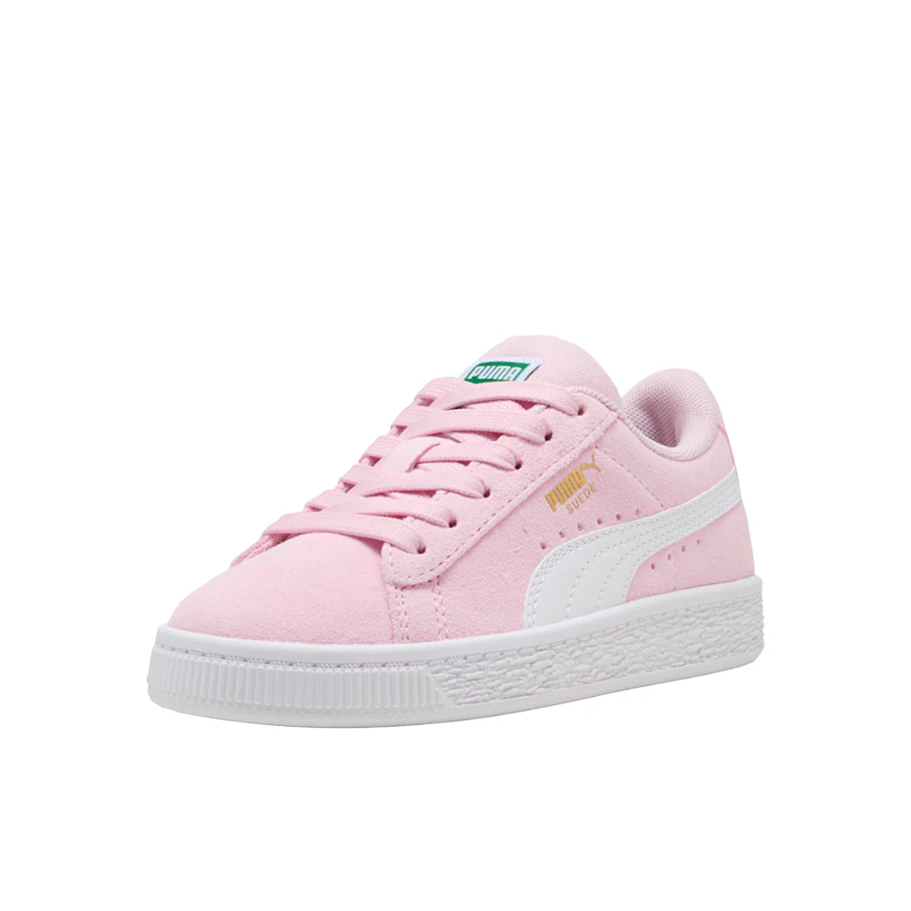 Suede Classic Lace Up Sneakers (Little Kid) - Image 2