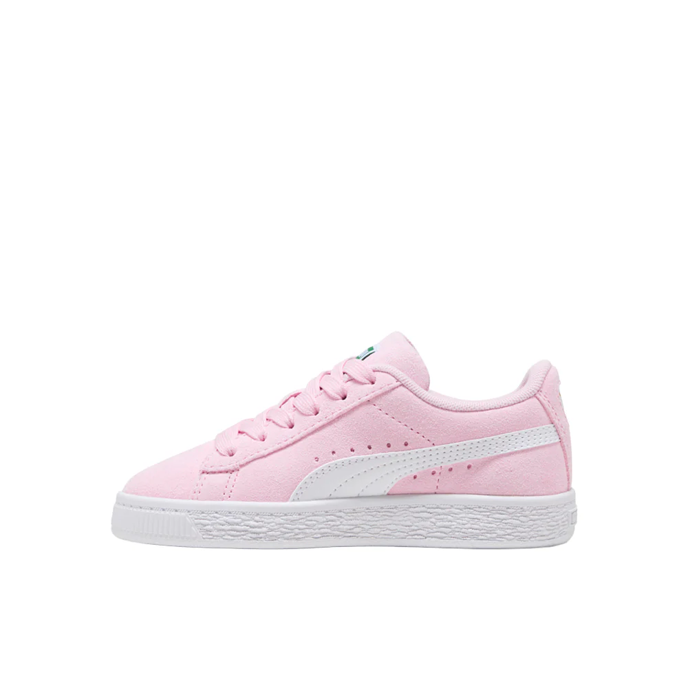 Suede Classic Lace Up Sneakers (Little Kid) - Image 3
