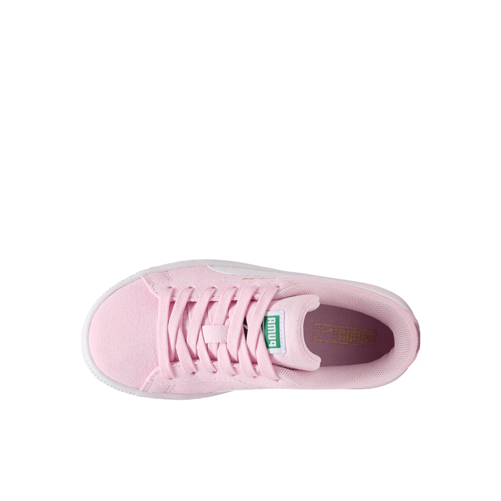Suede Classic Lace Up Sneakers (Little Kid) - Image 4