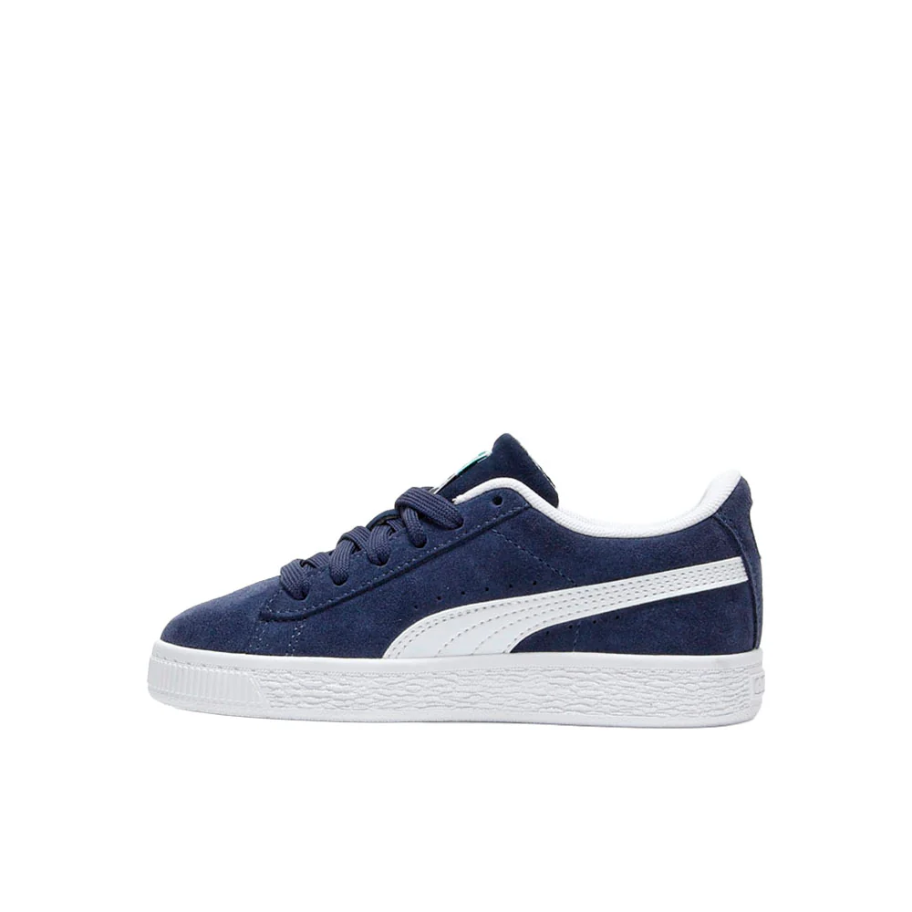 Suede Classic Lace Up Sneakers (Little Kid) - Image 3
