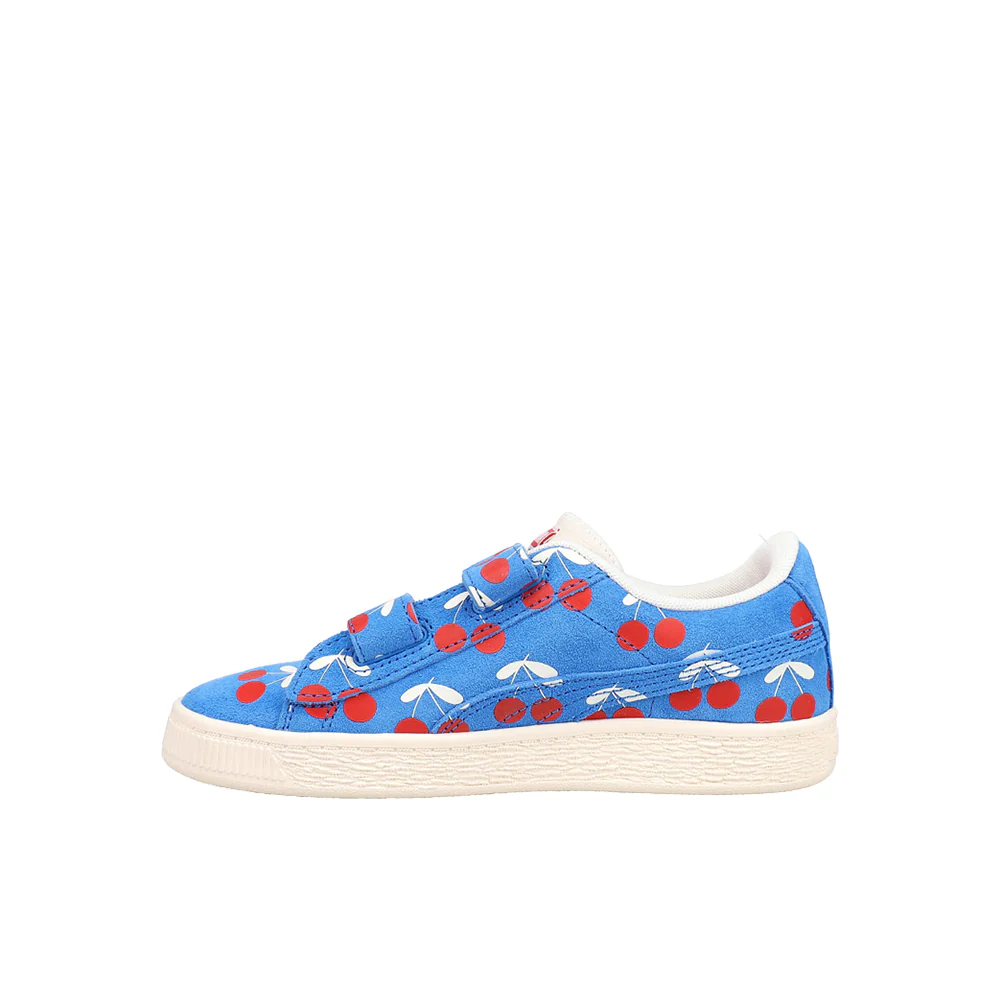 Suede Classic XXI V Bebe De Pino Graphic Slip On Sneakers (Little Kid) - Image 3