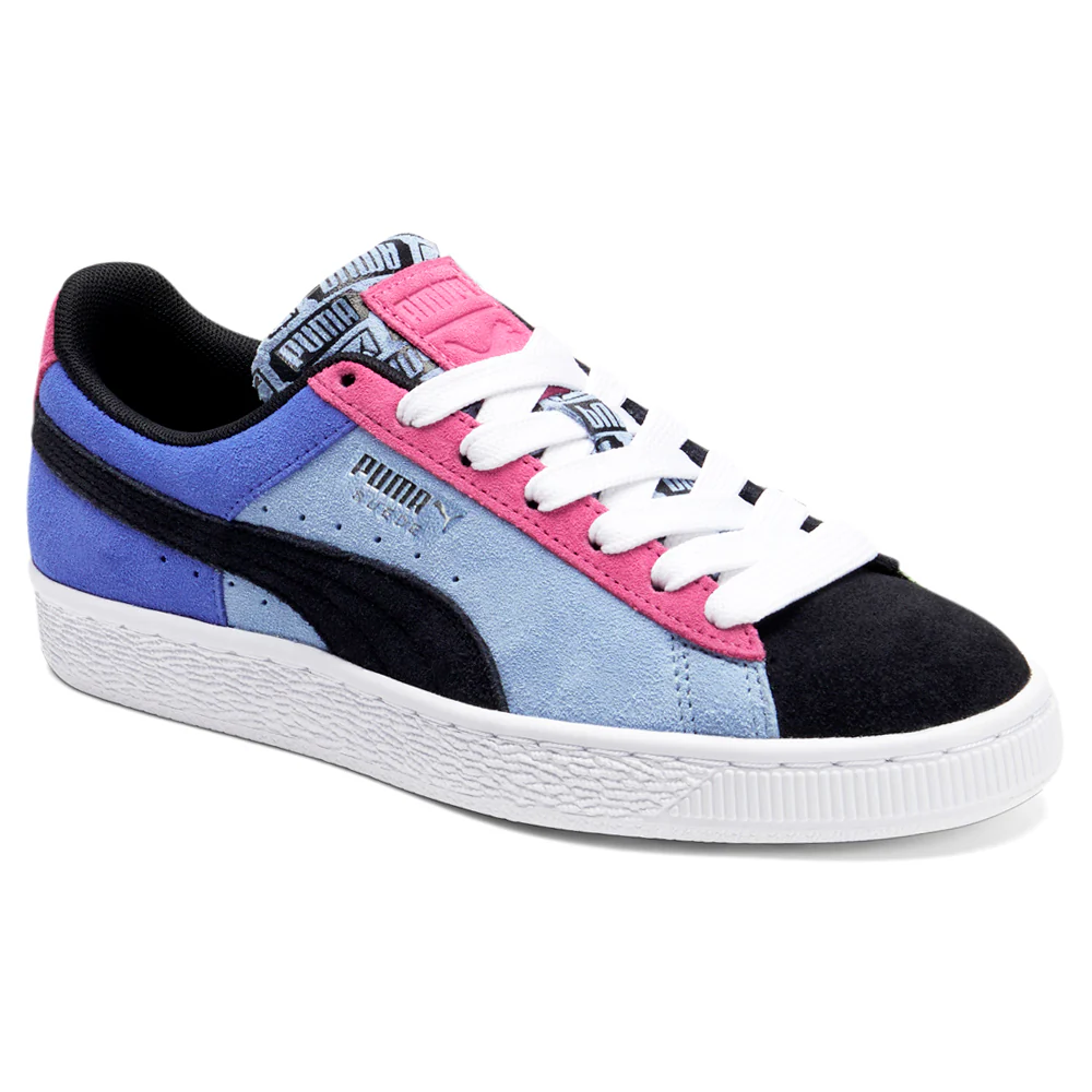 Suede Classix Perforated Lace Up Sneakers - Image 2