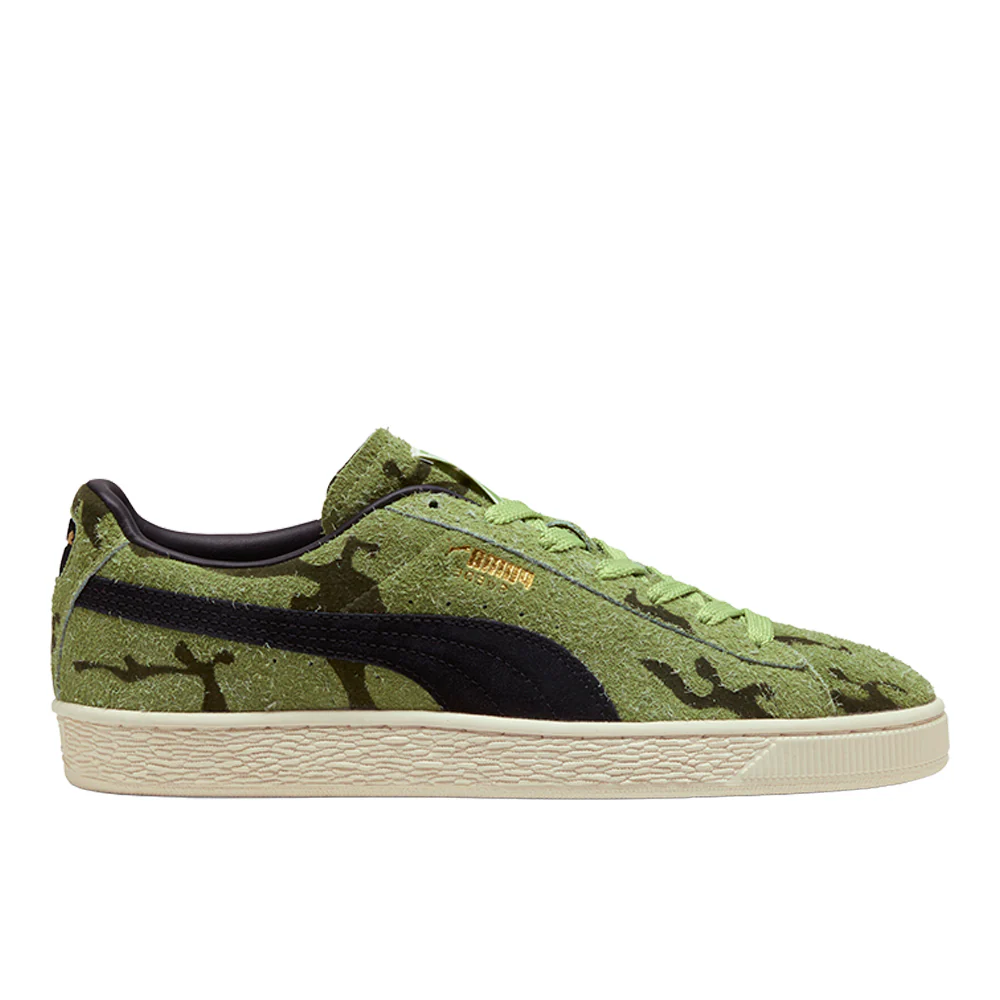 Suede Flock Lace Up Sneakers