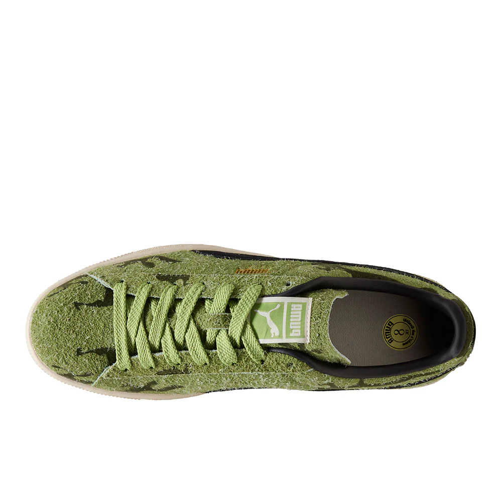 Suede Flock Lace Up Sneakers - Image 4