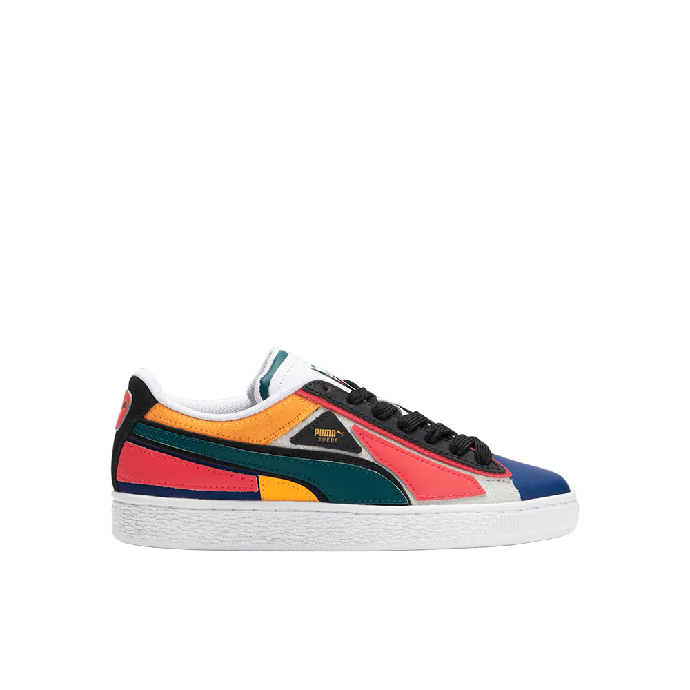 Suede Layers Lace Up Sneakers (Big Kid)