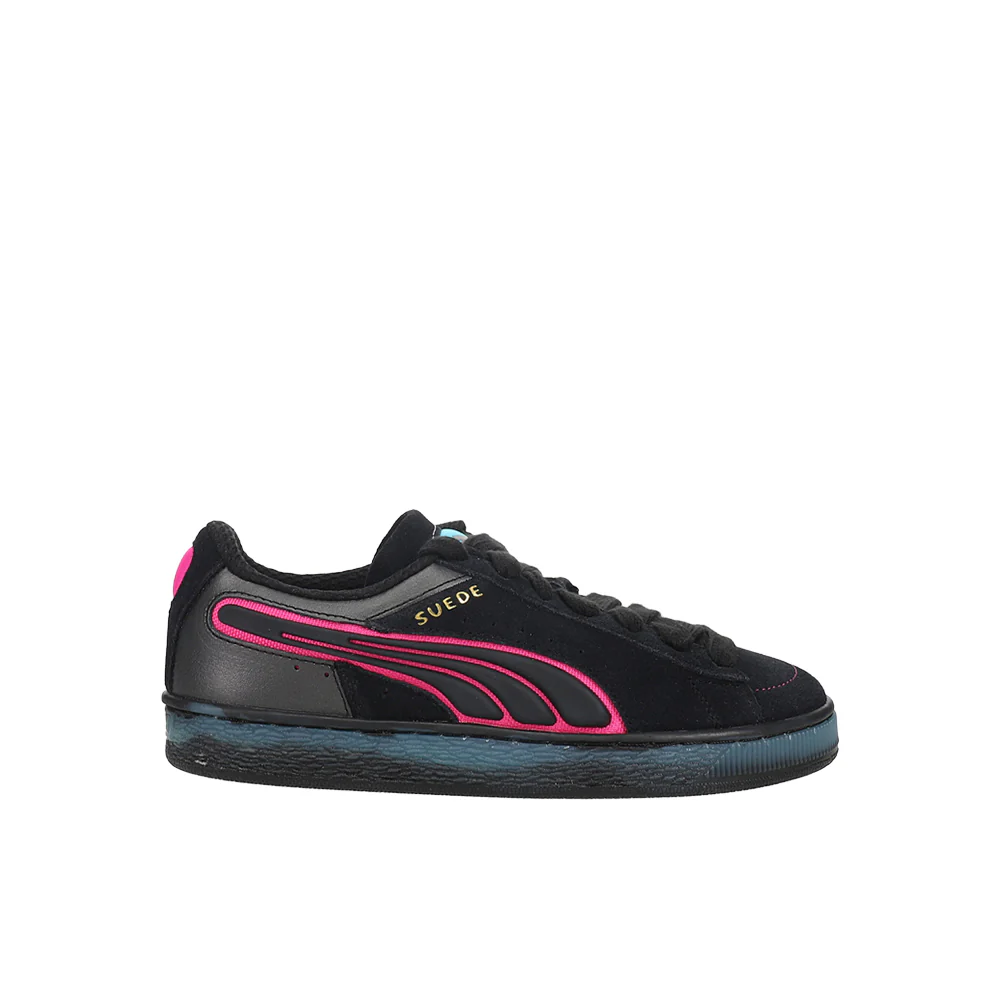 Suede Miosis Lights Lace Up Sneakers