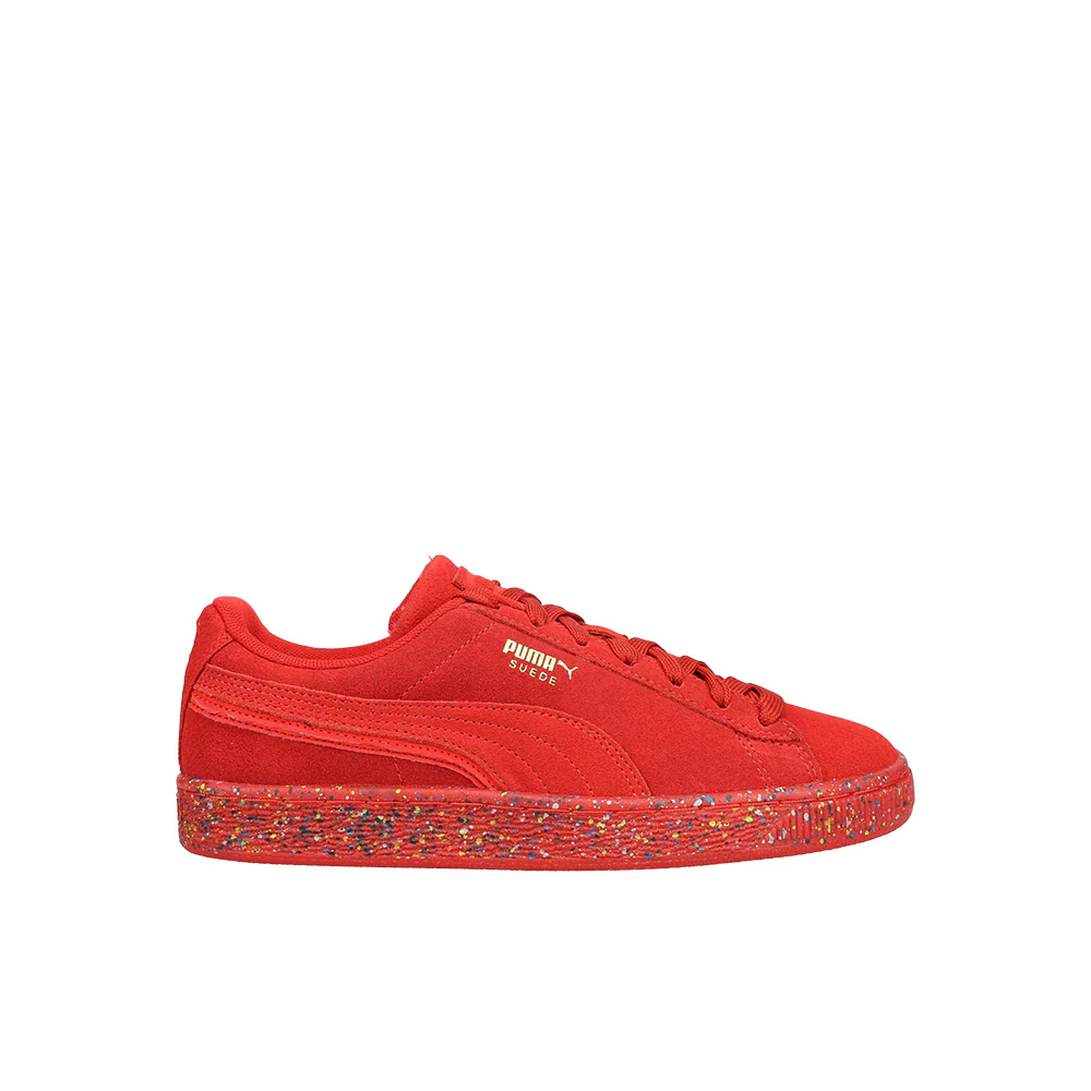 Suede Mono Triplex Lace Up Sneakers (Big Kid)