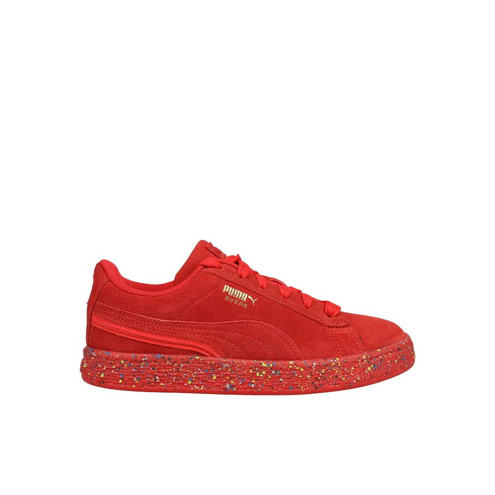 Suede Mono Triplex Lace Up Sneakers (Little Kid)