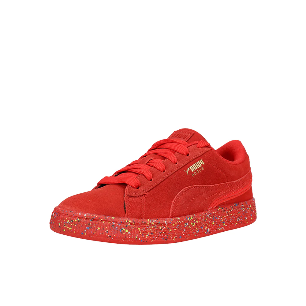 Suede Mono Triplex Lace Up Sneakers (Little Kid) - Image 2