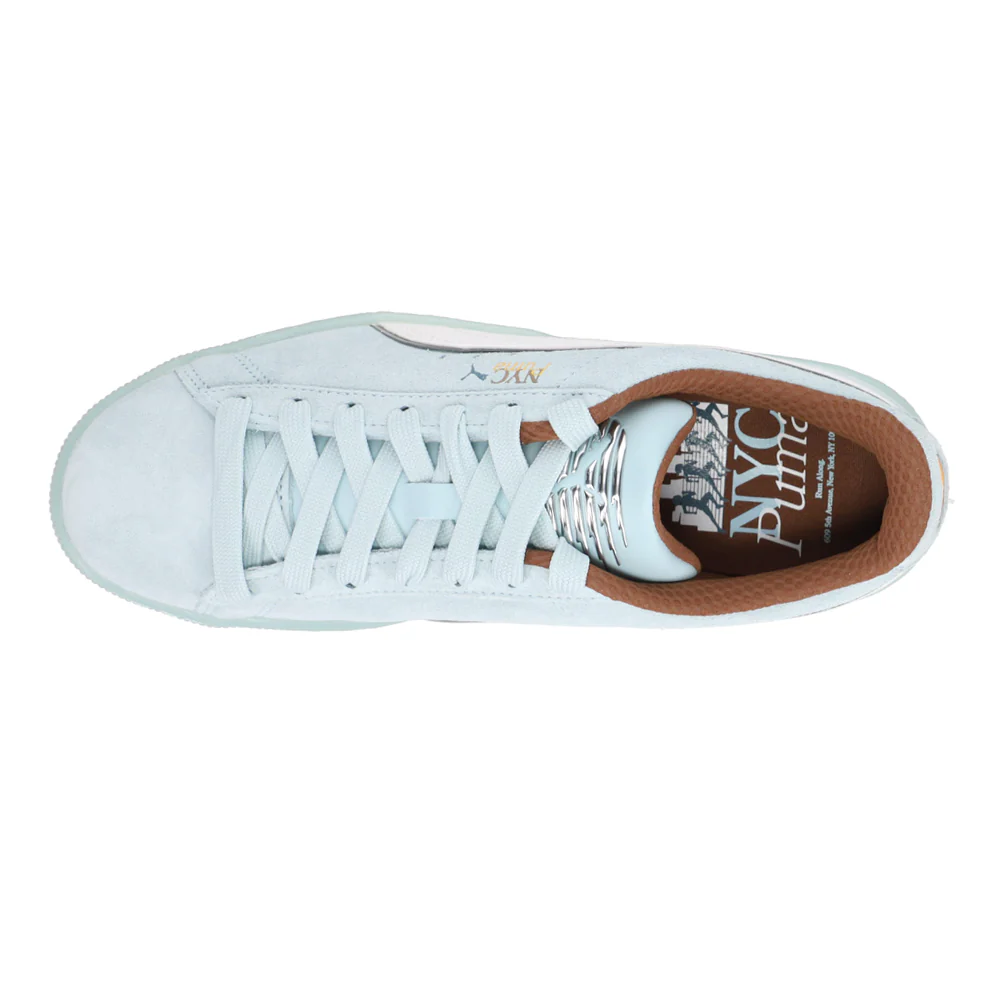 Suede NYC Lace Up Sneakers - Image 4