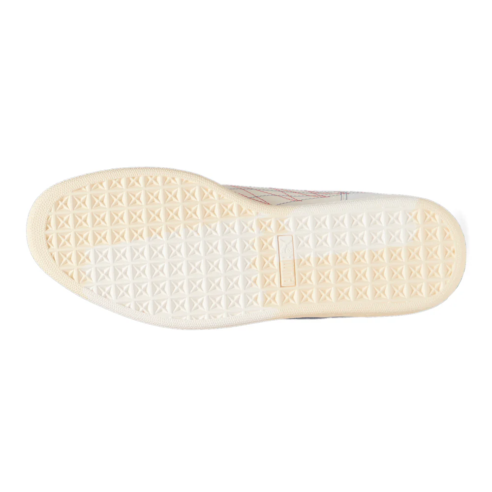 Suede Quilted Nation Lace Up Sneakers - Image 5