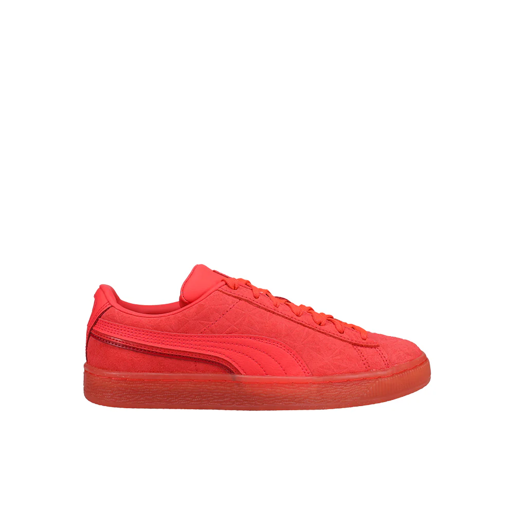 Suede Triplex Mono Lace Up Sneakers (Big Kid)