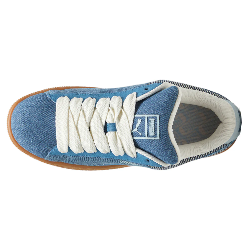 Suede XL Denim Lace Up Sneakers - Image 4