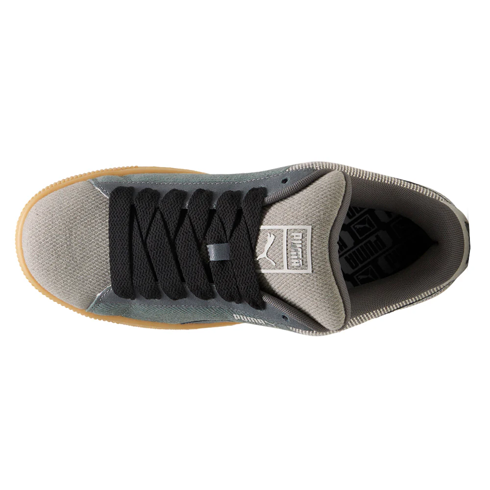 Suede XL Denim Lace Up Sneakers - Image 4