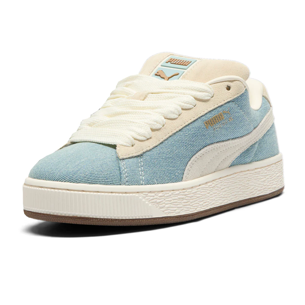 Suede XL Denim Lace Up Sneakers - Image 2