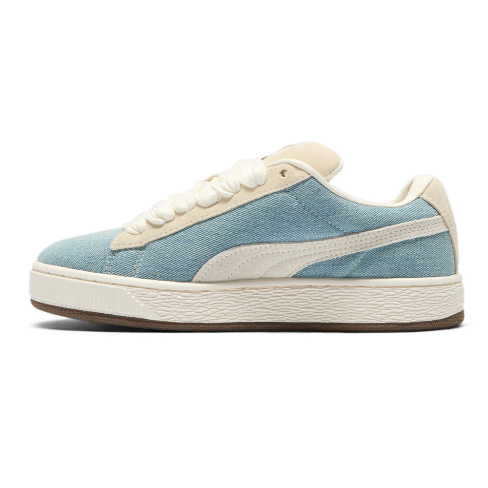 Suede XL Denim Lace Up Sneakers - Image 3