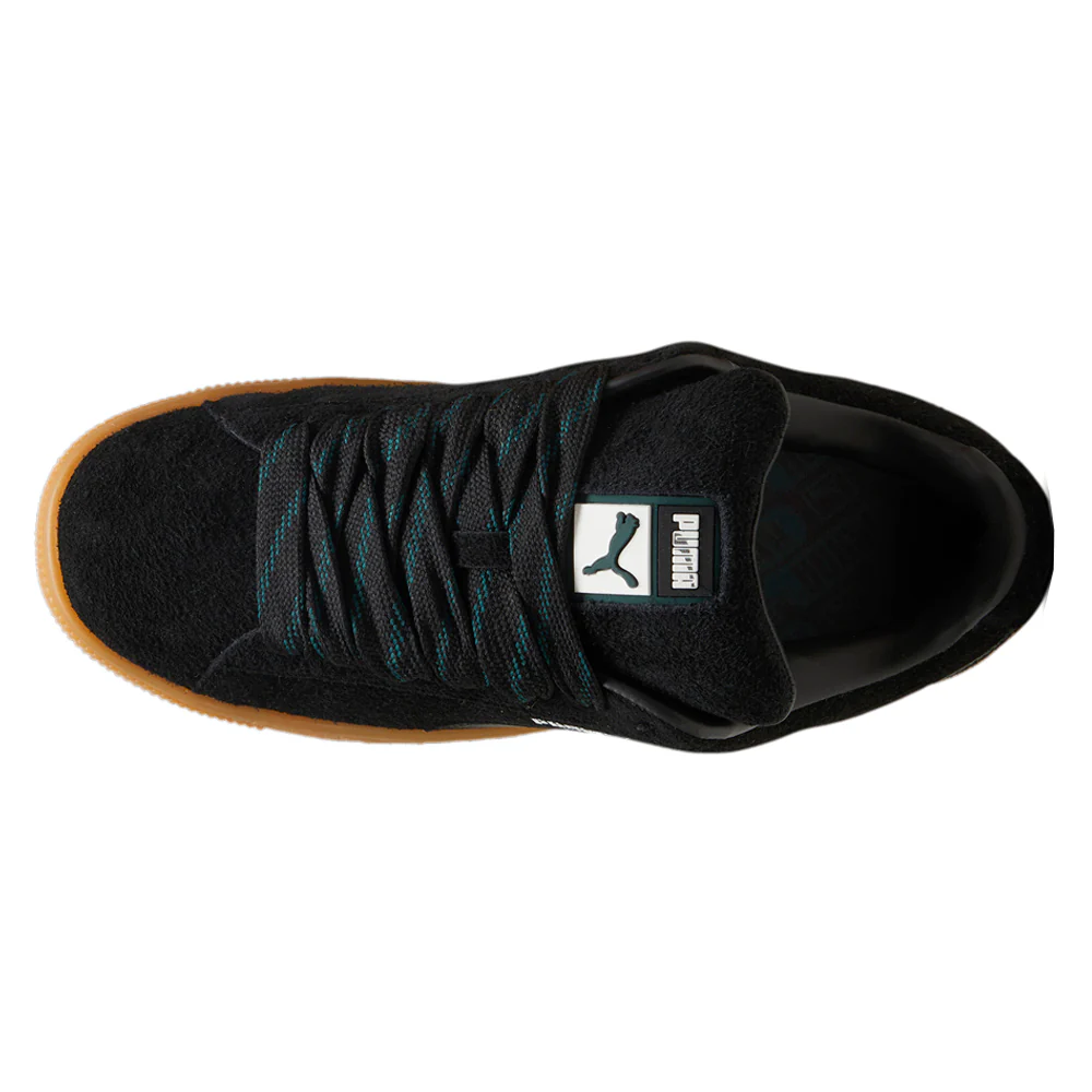 Suede XL Flecked Lace Up Sneakers - Image 4
