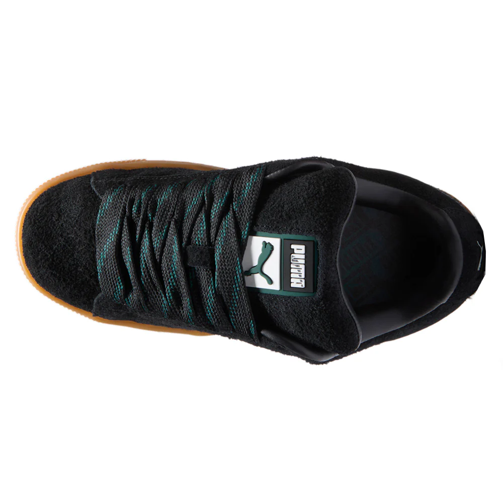 Suede XL Flecked Lace Up Sneakers - Image 4