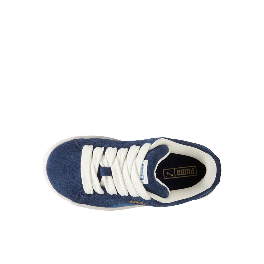 Suede XL Lace Up Sneakers (Little Kids) - Image 4