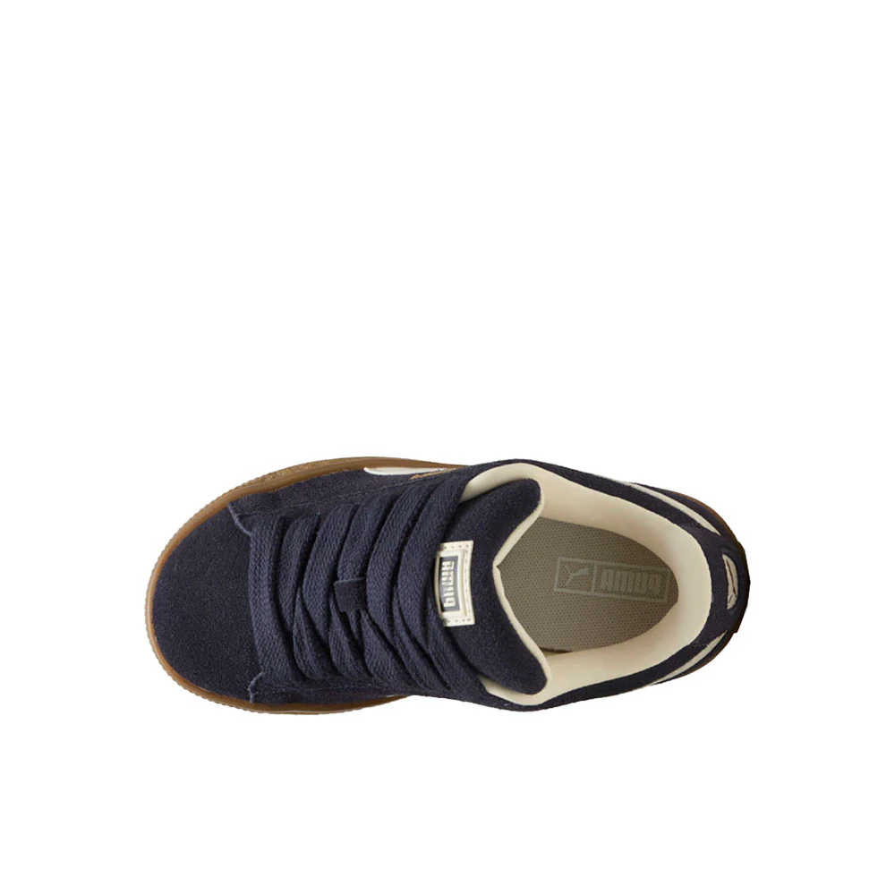 Suede XL Lace Up Sneakers (Little Kids) - Image 4