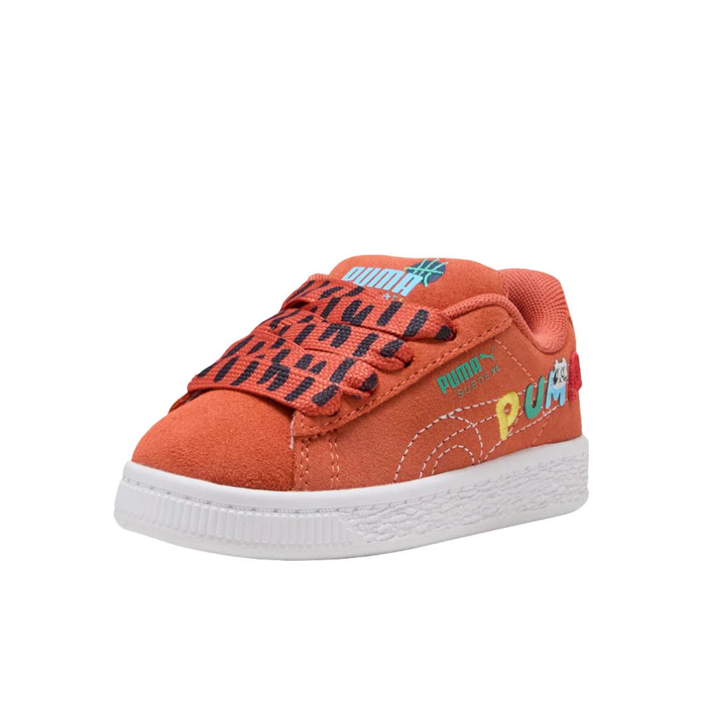 Suede XL Sporty Cats Lace Up Sneakers (Toddler) - Image 2