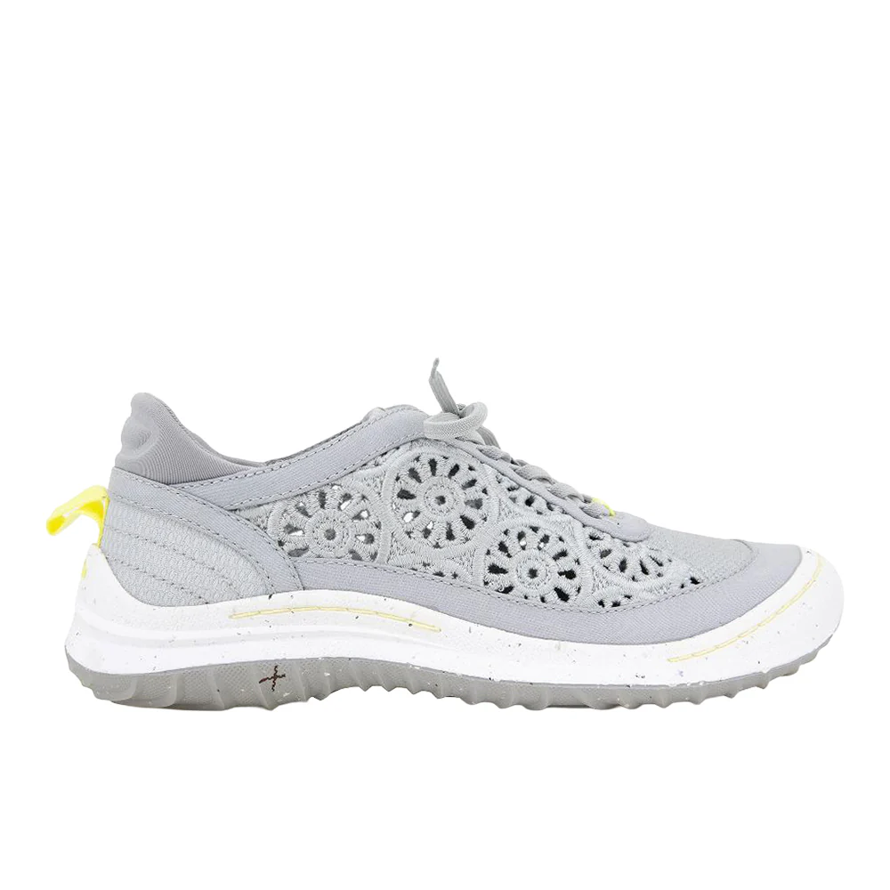 Sunny Plant Based Floral Cut Out Lace Up Sneakers