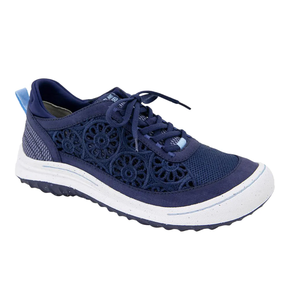 Sunny Plant Based Floral Cut Out Lace Up Sneakers - Image 2