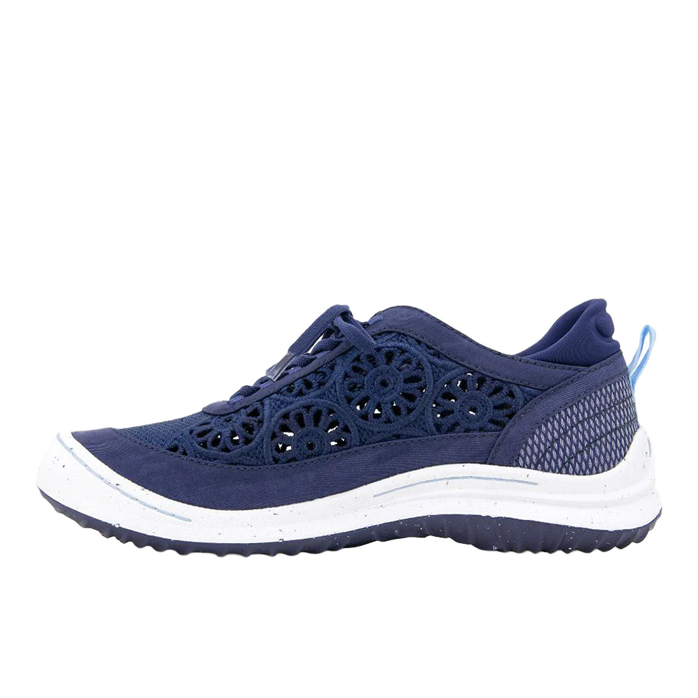 Sunny Plant Based Floral Cut Out Lace Up Sneakers - Image 3