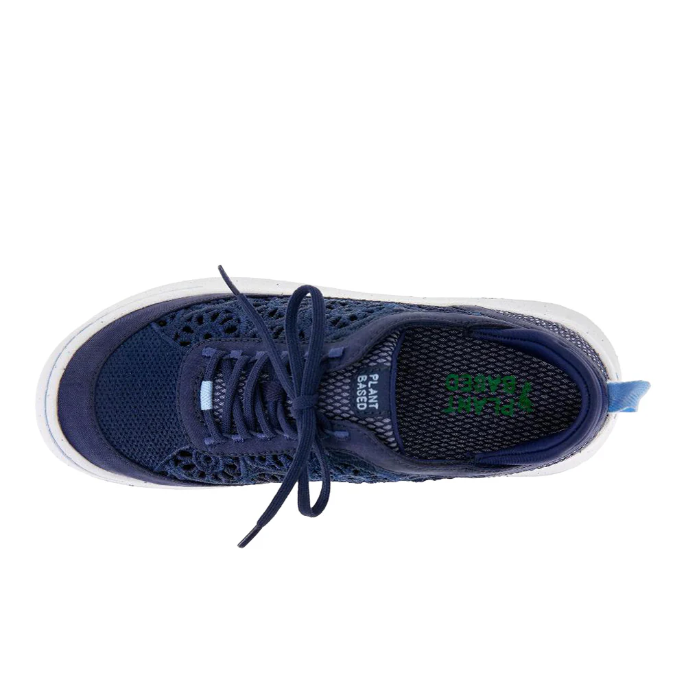 Sunny Plant Based Floral Cut Out Lace Up Sneakers - Image 4